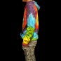 professional Handmade unique  Tie Dye&acirc;��  couple cool hoodie men and women long sweatshirts