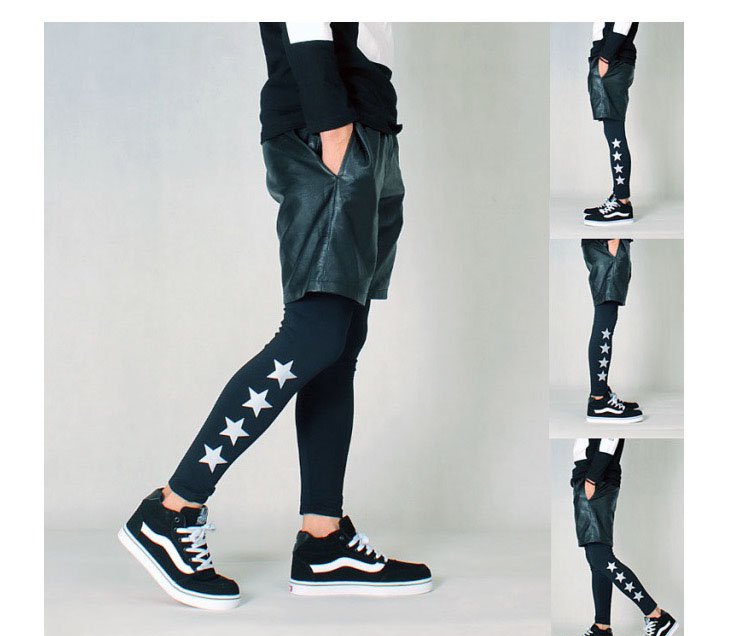 3M reflective fashion mens sports leggings hiphop mens tights and leggings jogger pants