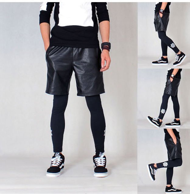3M reflective fashion mens sports leggings jogger pants hiphop mens tights and leggings