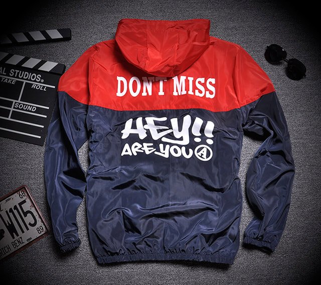 nylon windbreakers hooded jackets for men shopping online trendy clothing fashion best gift for him