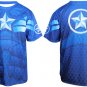 Men cool Captain America Logo tshirt  t shirts 3D print tshirts sport New Personalized T-Shirts