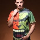 The Men 3D print Incredible Hulk Green Costume T-Shirts  cool tshirt New Personalized t shirts