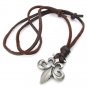 men Genuine Leather Adjustable chain necklaces chrome hearts Pendant best gifts