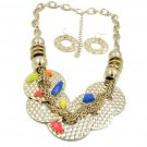 fashion jewelry cross charm chain necklaces earring set for women gifts for her