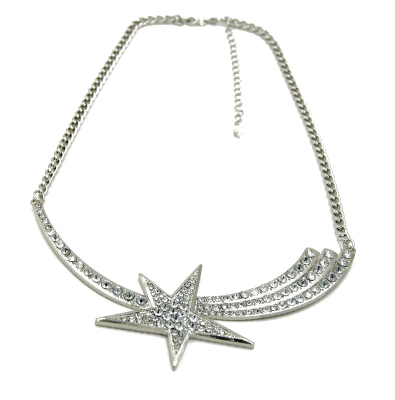 fashion jewelry cross charm chain necklaces star pendants for women gifts daily party causal
