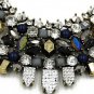 Pretty Women bib necklace for gift idea New fashion full of diamond luxury exaggerated wild necklace