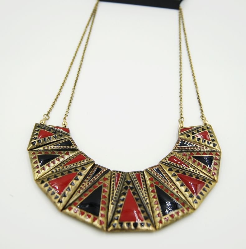 Texture exaggerated retro necklace C21-754 gifts for her Texture exaggerated retro