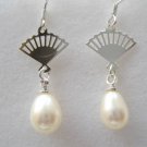 100% natural Pearl drop Earrings sterling silver Ear hook for women gifts wholesale and retail