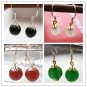 10MM green agate earrings for women 4 colors gifts