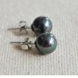 100% natPearl Studs earring- 8mm - Sterling Silver for women