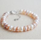 AAA+ fashion jewelry 8-9mm Freshwater charm Bracelet for women gifts