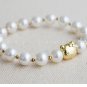 AAA+ fashion jewelry 8mm Freshwater Stretch  Bracelet HELLOKITTY PATTERN for women gifts