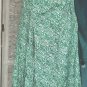 Women's Print V Neck Ruched Elastic Waist Plus Dress Size 20 NWOT