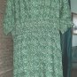 Women's Print V Neck Ruched Elastic Waist Plus Dress Size 20 NWOT