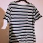 Multicolored Stripes Scoop Neck Wonen's Tee Shirt  2X