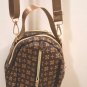 Graphic Floral Print Oval Backpack Style Small Bag