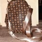 Graphic Floral Print Oval Backpack Style Small Bag