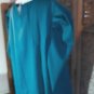 Womens Gigot Sleeve Keyhole Back Blue Sheath Dress 18