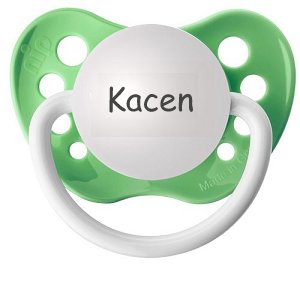 Personalized Pacifier - Kacen Pacifier - Personalized Binky- Name Pacifier- Name Binky- Kacen Binky