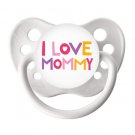 I love Mommy Binky - Baby Girl Soother - Ulubulu Paci - 0-18 months - White Dummy