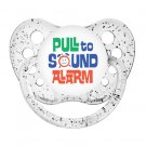 Pull to Sound Alarm - Ulubulu - 0-18 months - Glitter Clear - Unisex- Funny Baby Binky