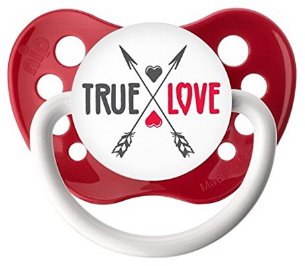 True Love Pacifier - Red - Unisex - Ulubulu - 0-6 months