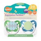 Argyle Pacifier and Chevron Pacifier Set - 0-18 months - Boys - Ulubulu - Set of 2 Binkies