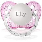 Personalized Pacifier Lilly - Personalized Binky - Name Pacifier - Lilly Pacifier - 0-6 months