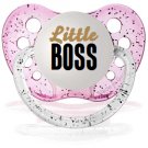 Little Boss Pacifier - 0-18 months - Ulubulu - Pink - Girls - Future CEO