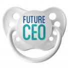 Future CEO Pacifier - Ulubulu - White - 0-18 months - I'm the Boss