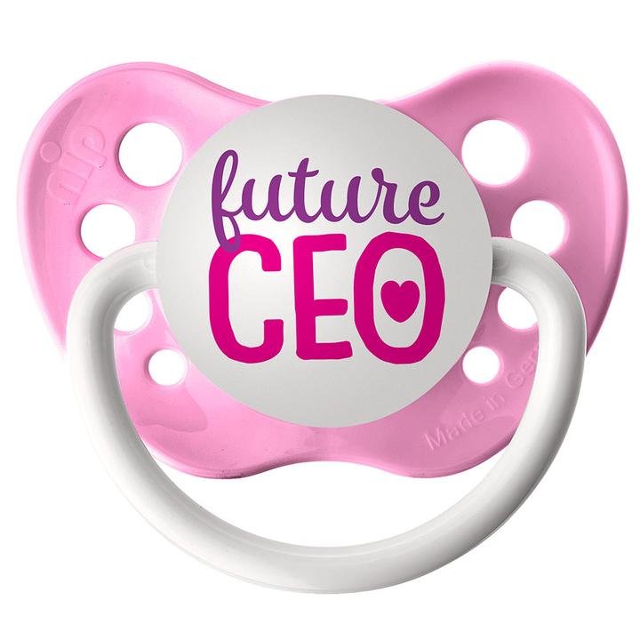 Future CEO Pacifier - 6+ months - Girls - Pink - Ulubulu