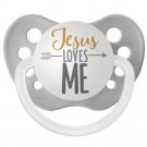 Jesus Loves Me Pacifier - Ulubulu - Gray - 0-18 months - Unisex - Religious Baby Gift