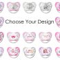 Ulubulu Expression Pacifiers for Girl - Choose Your Design - 0-18 months