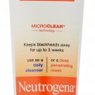 Neutrogena Microclear Blackhead Eliminating Cleanser Mask Acne Treatment 2 PACK