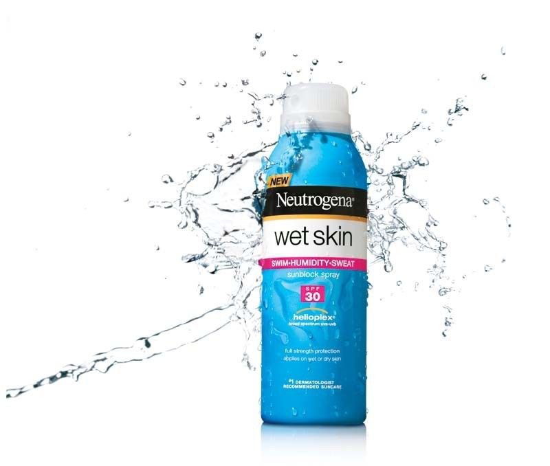 5x Neutrogena Wet Skin Sunblock Spray Spf 30 Pack Of 5