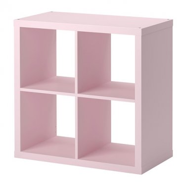 Ikea Shelving Kallax Expedit Unit Bookcase Bookshelf Light Pink 77