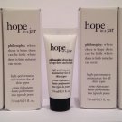 HOPE IN A JAR Samples Moisturizer LOT of 4 Tubes New in Box PHILOSOPHY