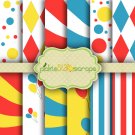 Carnival Vol1 ~ 12x12inch Digital Printable Papers
