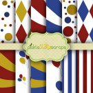 Carnival Vol3 ~ 12x12inch Digital Printable Papers