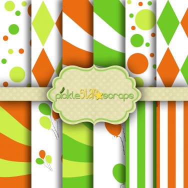 Carnival Vol7 ~ 12x12inch Digital Printable Papers