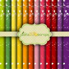 Rainbow Music ~ 12x12inch Digital Printable Papers