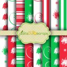 Christmas Patterns Vol1 ~ 12x12inch Digital Printable Papers