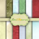 Let it Snow ~ 12x12inch Digital Printable Papers