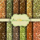 Autumn Glitters ~ 12x12inch Digital Printable Papers