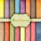 Shabby Hearts ~ 12x12inch Digital Printable Papers