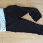 Victoria's Secret VSX Sport KNOCKOUT CROP Capri Pants Leggings Black Multi ~XS