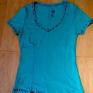 Victorias Secret VSX SPORT Training Fitness Top Tee Short Sleeve Green~ Small S