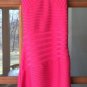 Sexy GUESS by MARCIANO Hot Pink Dress Stretch Silk Knit Bandage Bodycon XS~ $138