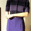 NEW Moschino Cheap And Chic Purple 2 pc Knit Dress & Cardi Set~ Size It 42 /US 4