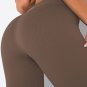 3 Pack Womens Seamless Ribbed Leggings Soft Slimming Yoga Pants, Ribbed Yoga Pants High Waisted